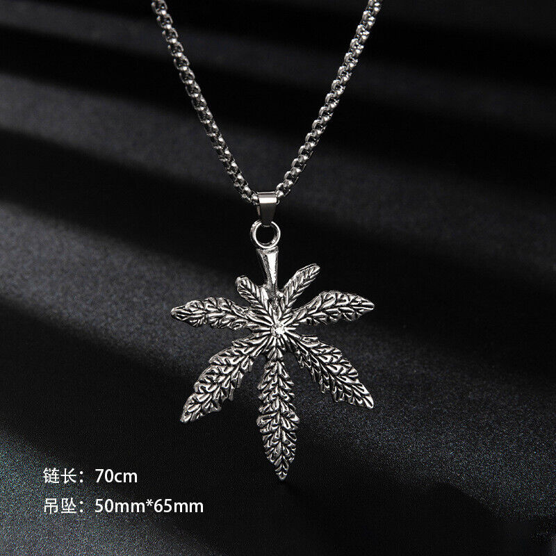 Titanium Steel 25 Inch Pendant Necklace Hip Hop Style Daily Matching Gift Set