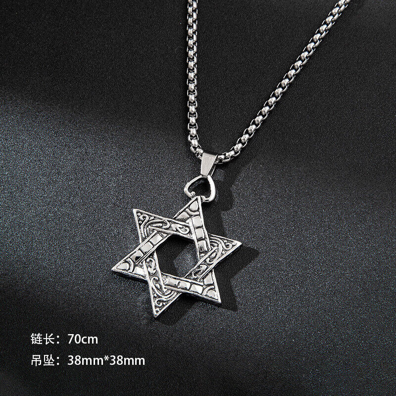 Titanium Steel 25 Inch Pendant Necklace Hip Hop Style Daily Matching Gift Set