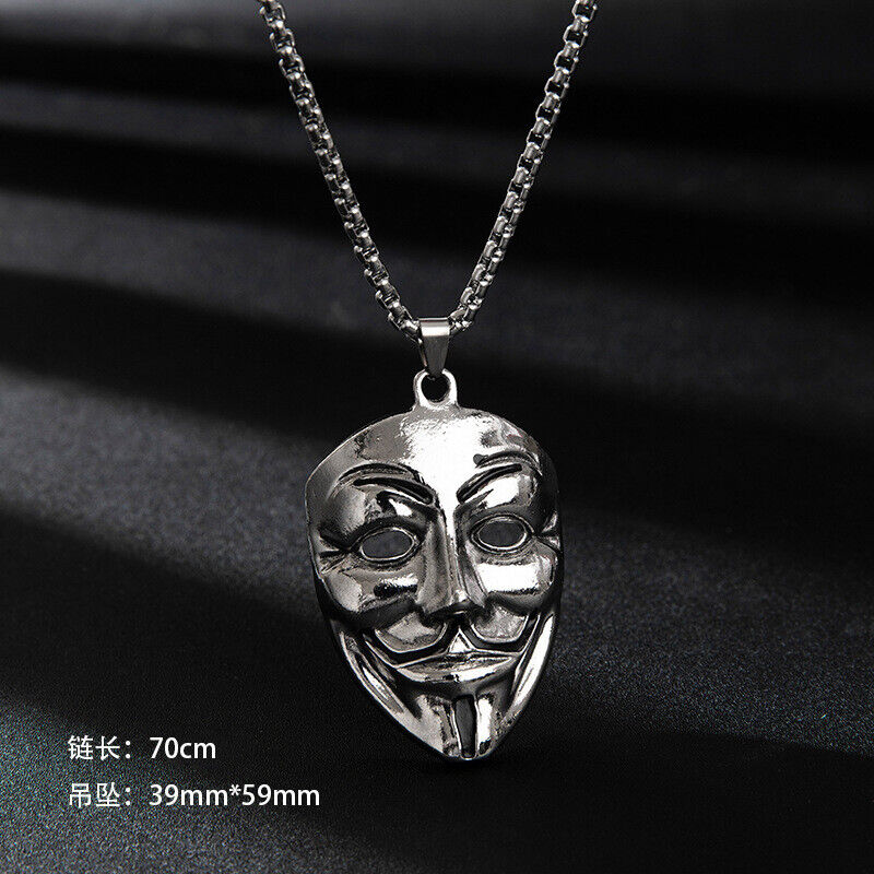 Titanium Steel 25 Inch Pendant Necklace Hip Hop Style Daily Matching Gift Set