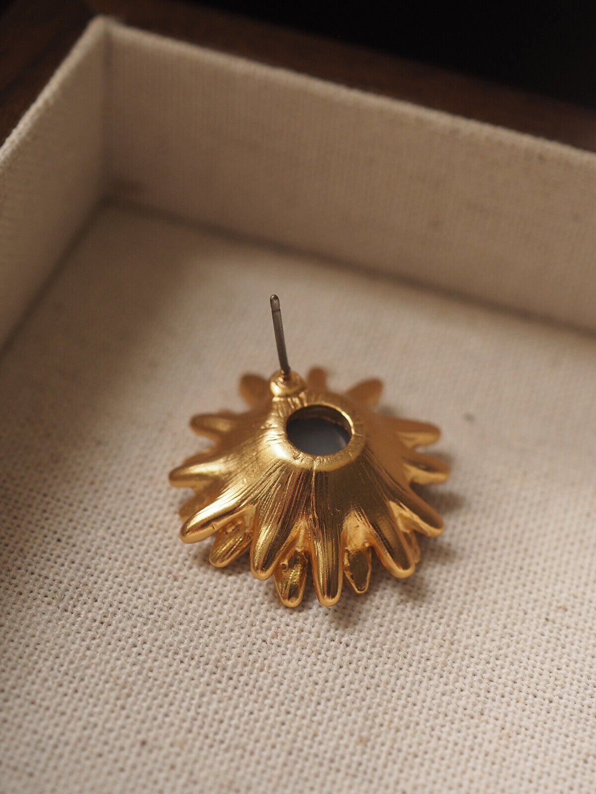 925 Silver and K Gold Plated Sunflower Earrings for Women - Van Gogh Flowers