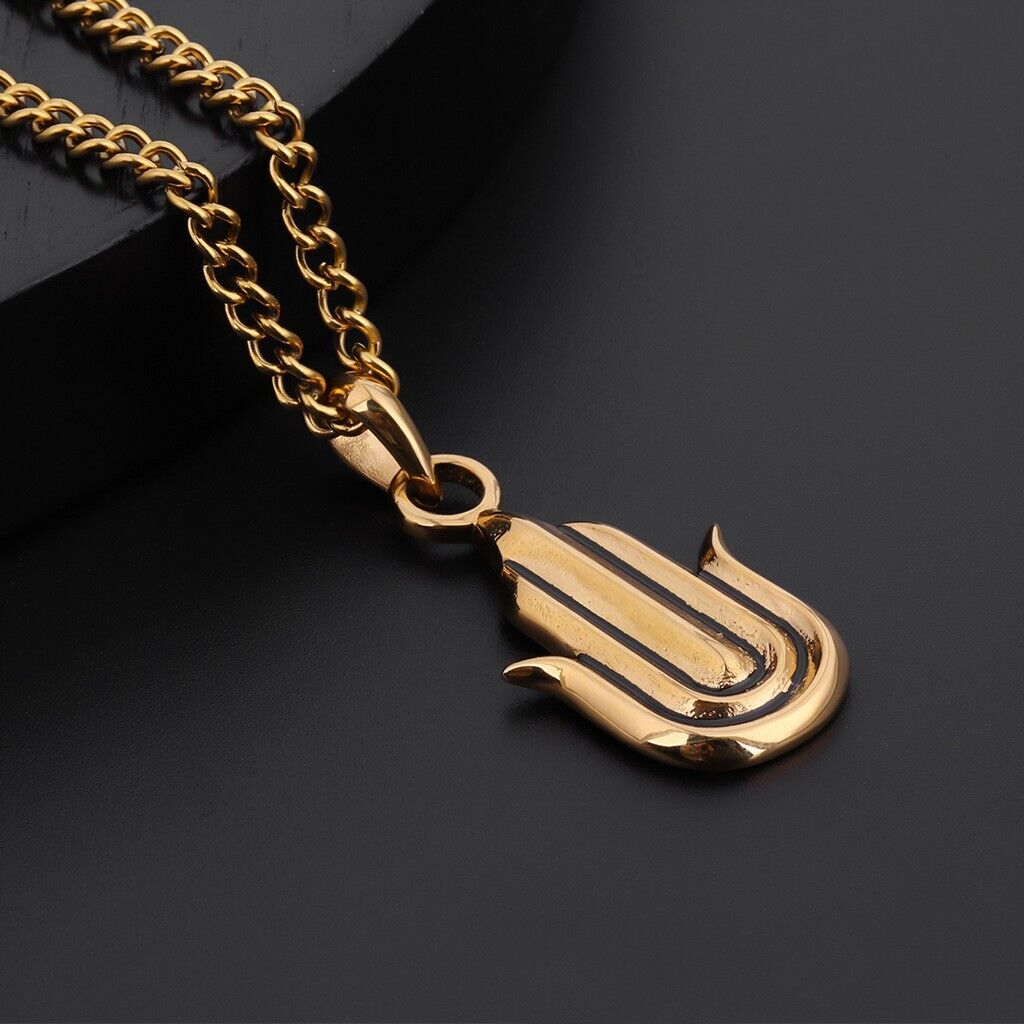 Titanium Steel Rose Gold Plated Geometric 24 Inch Men's Cuban Necklace